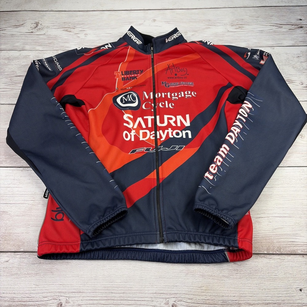 Verge Men's 2XL Sport Cycling Jacket Racing Full Zip Fleece Heavy Weight